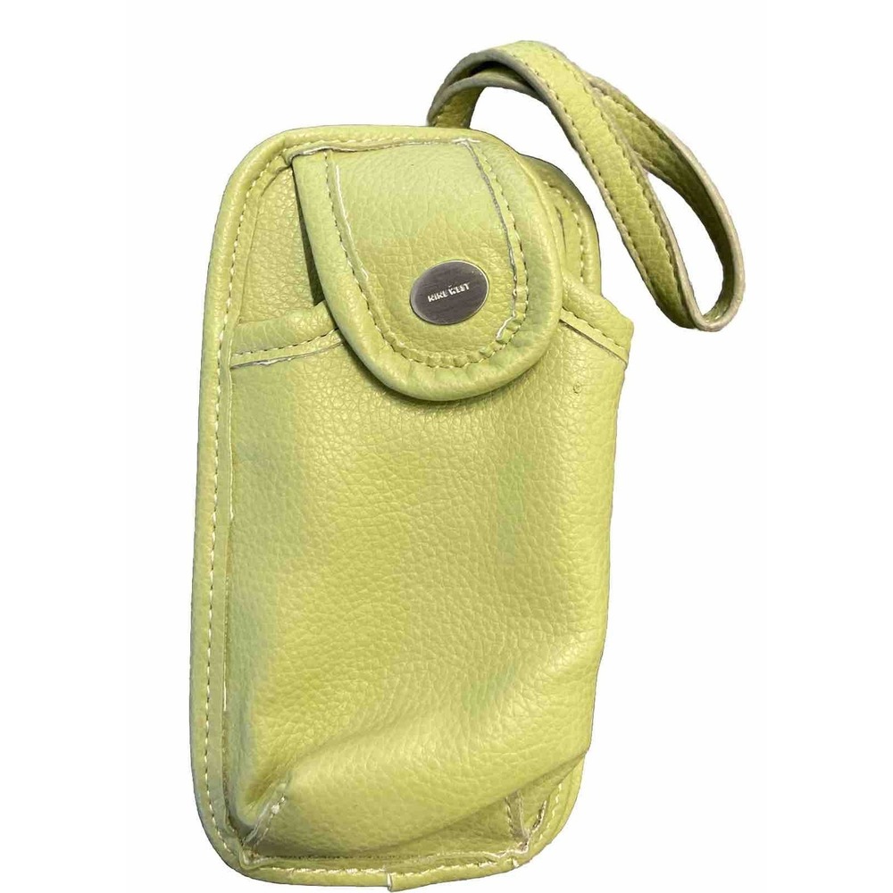 NINE WEST Green Wristlet Cell Phone Case Organizer  ID‎